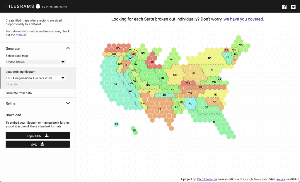 Tilegrams - Data Visualization Toolbox